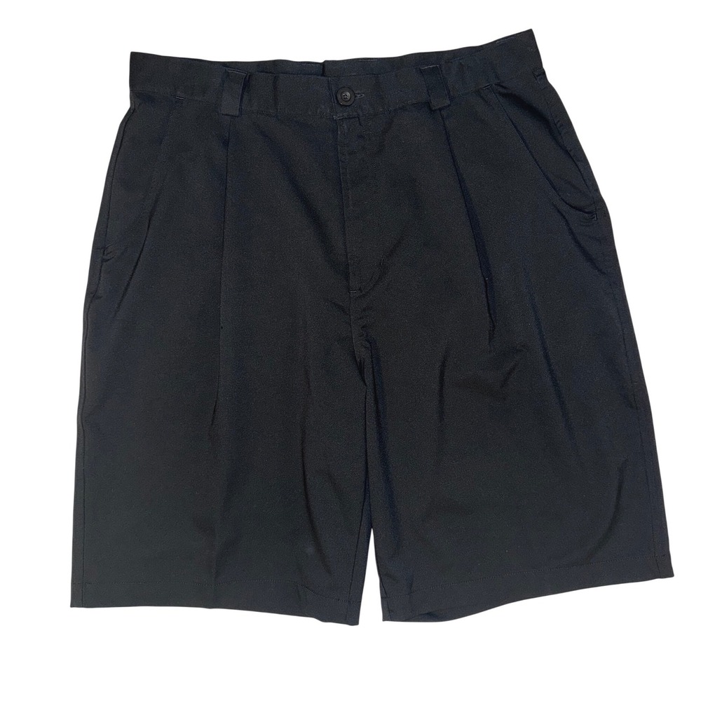 Under Armour Mens Black Performance Golf Shorts‎ Size 34 Flat Front Athletic